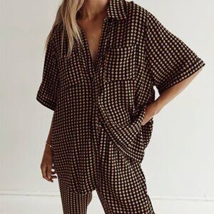 DISSH - Button Down Matching Set - Size S/M